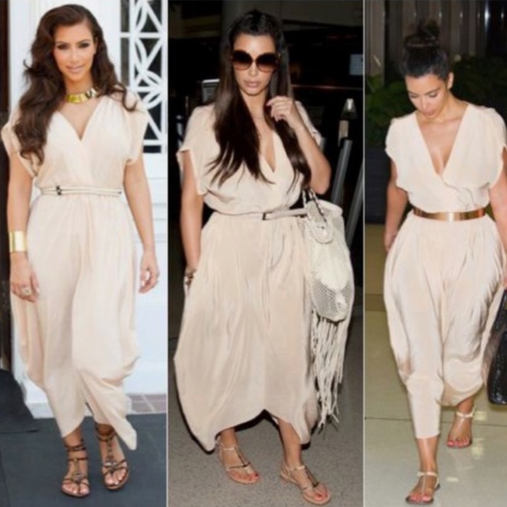 Myne Heidi Dress Nude ASO Kim Kardashian
